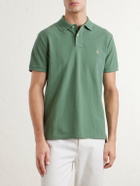 Polo Ralph Lauren - Logo-Embroidered Cotton-Piqué Polo Shirt - Green