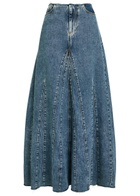 Our Legacy Revel Panelled Denim Maxi Skirt Indigo