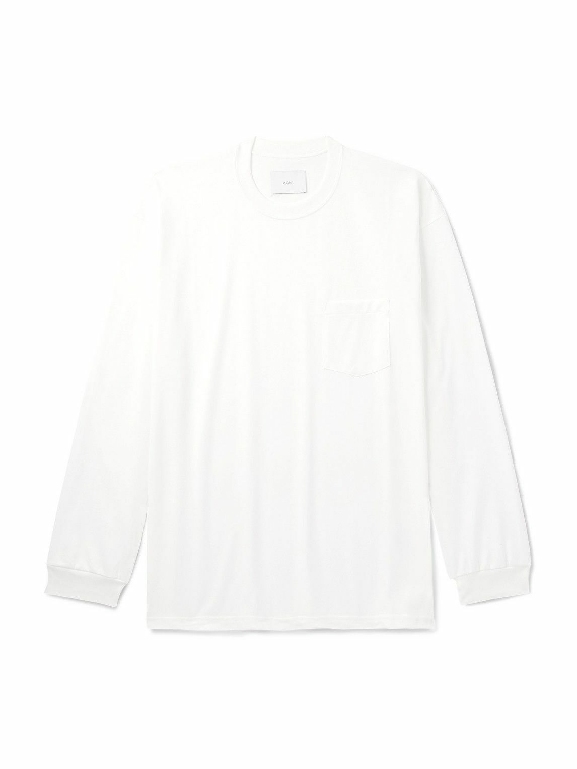 ssstein - Oversized Cotton-Jersey T-Shirt - White