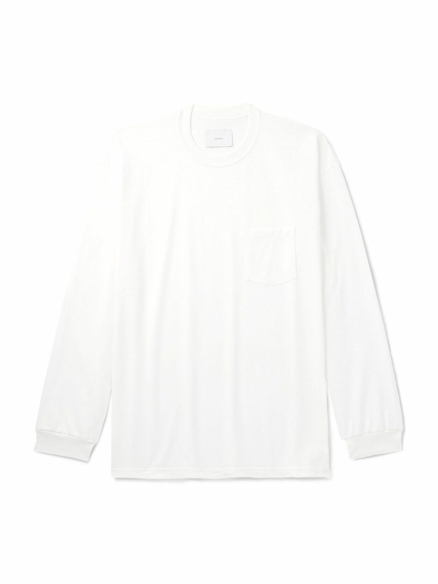 Photo: ssstein - Oversized Cotton-Jersey T-Shirt - White