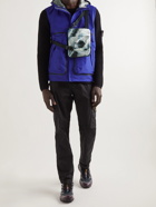 Stone Island - Logo-Embroidered Recycled Shell Hooded Gilet - Blue