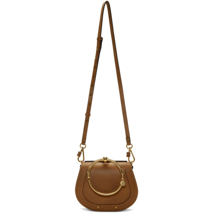 Chloe Nile Bracelet Bag in Smooth & Suede Calfskin $$1,690