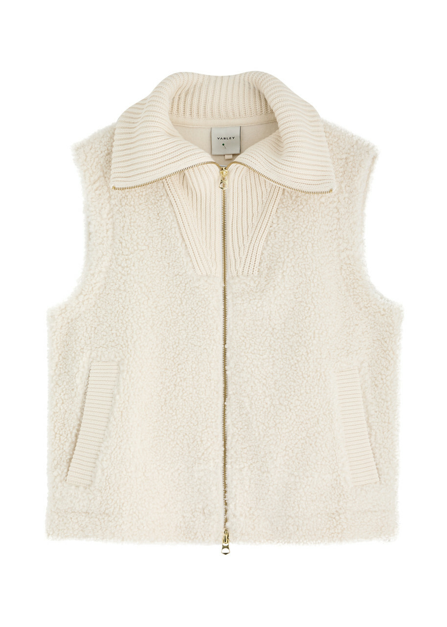 Varley Aspen Fleece Gilet Cream Varley