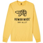 Human Made Long Sleeve Polar Bear Logo Tee