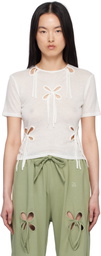 J.Kim White Petal T-shirt