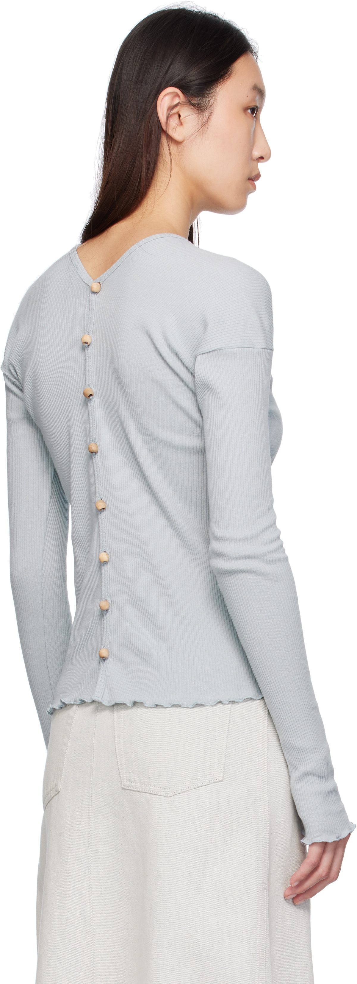Baserange Blue Tav Cardigan