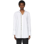 JW Anderson White Oversized Oscar Wilde Tape Shirt