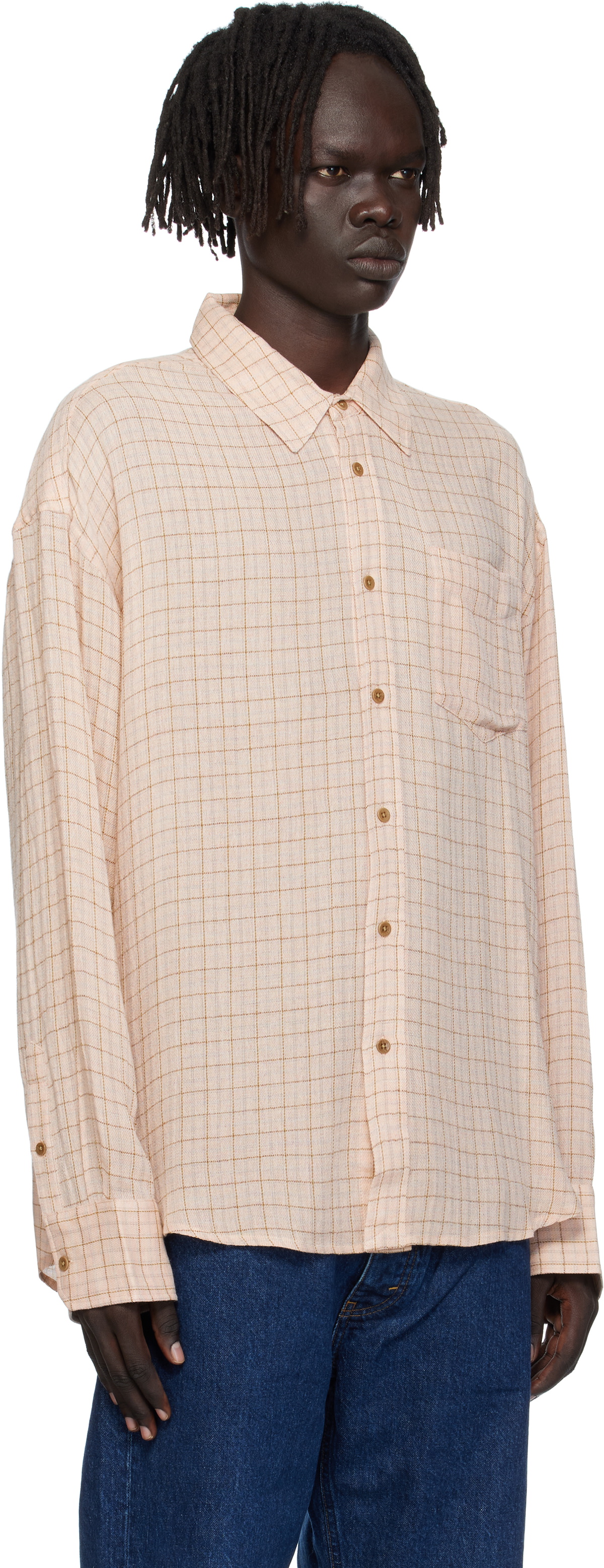 HOPE Pink Wide Fit Shirt