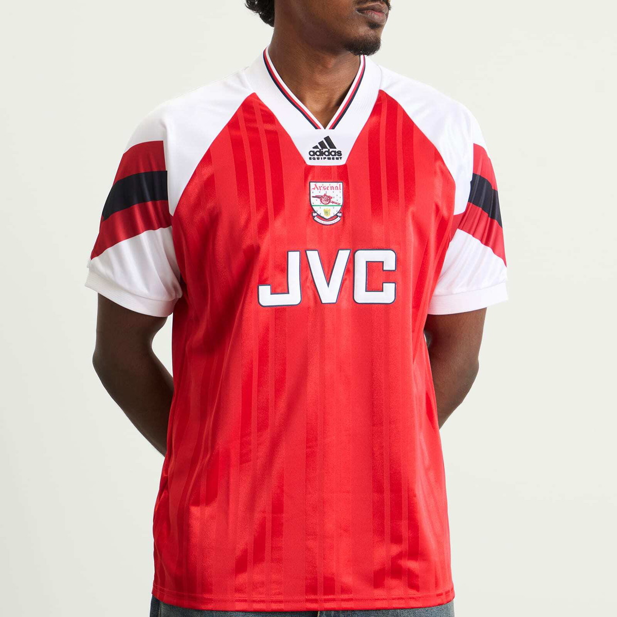 Adidas Men's Arsenal FC Home 92-94 Jersey Top in Red adidas