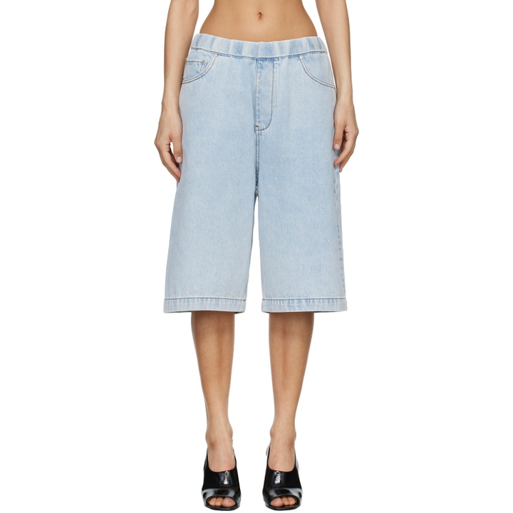 Photo: Entire Studios Blue Spar Denim Shorts
