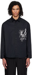 Izzue Black Printed Shirt