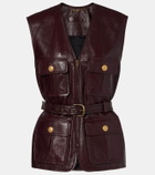 Chloé Belted leather vest