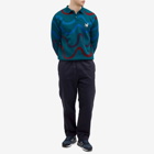 By Parra Men's Colored Soundwave Knitted Polo in Green