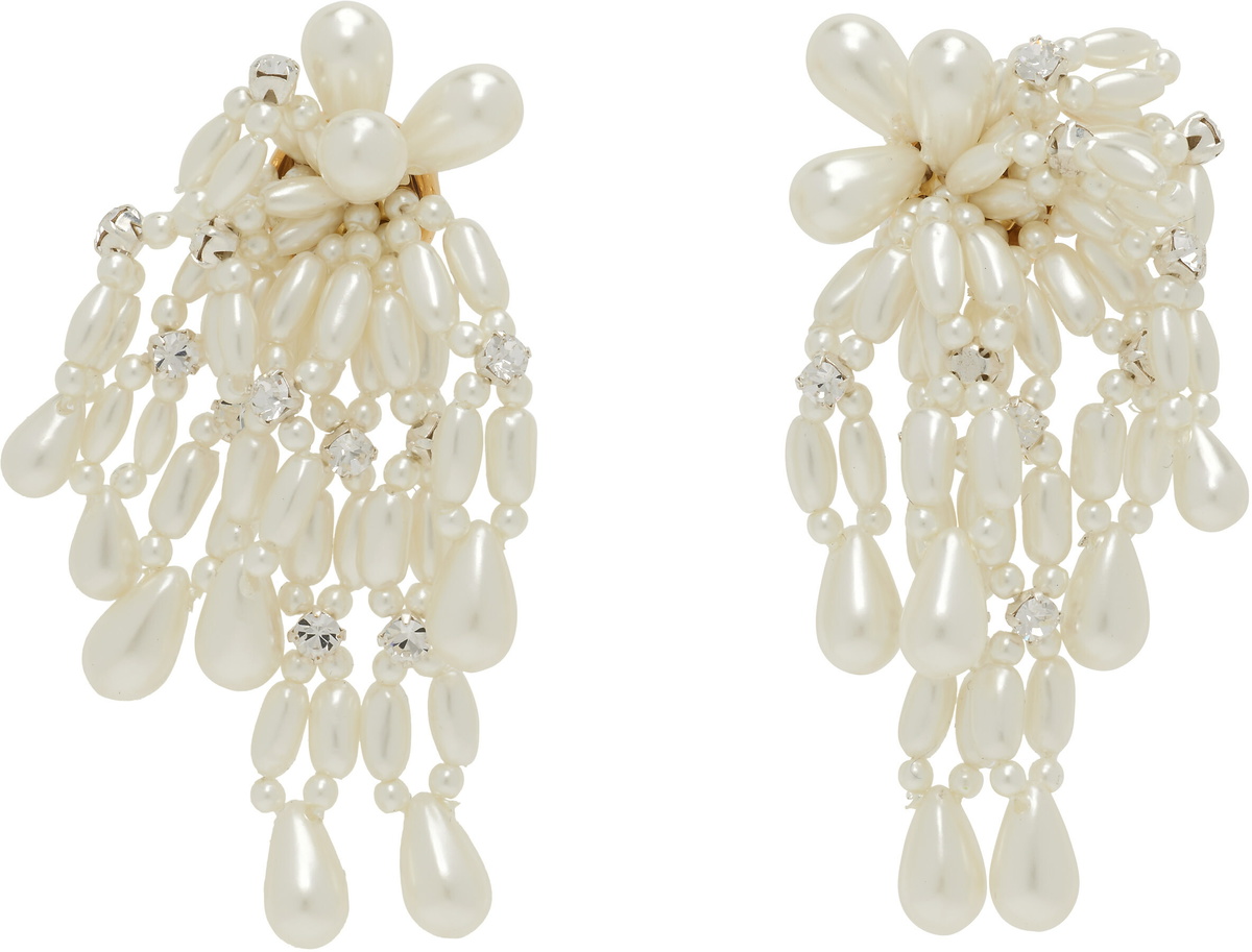 Simone Rocha Wilted Chandelier Earrings