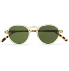 Moscot - Bluma Sun Round-Frame Tortoiseshell Acetate Sunglasses - Yellow