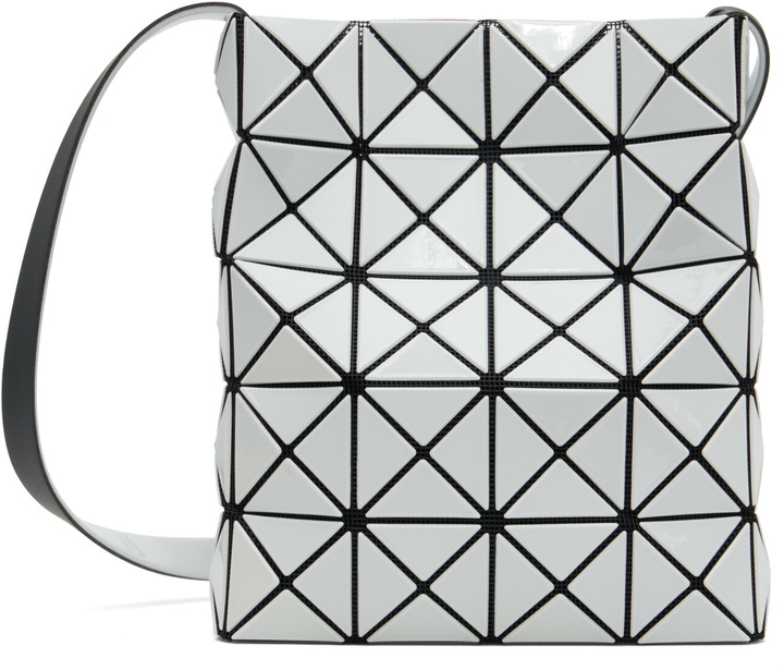 Photo: BAO BAO ISSEY MIYAKE Gray Prism Gloss Bag