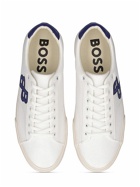BOSS - Aiden Logo Faux Leather Sneakers