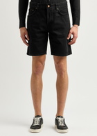 Nudie Jeans Seth Denim Shorts Black