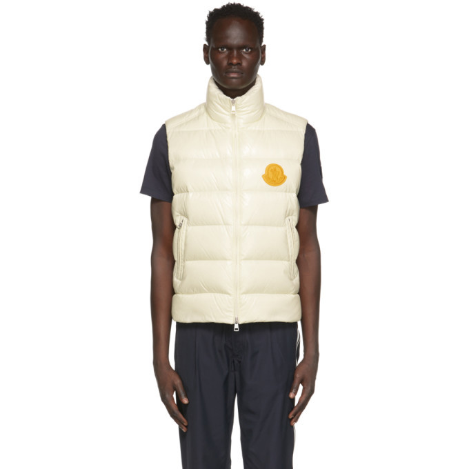 Photo: Moncler Genius 2 Moncler 1952 Beige Down Park Vest