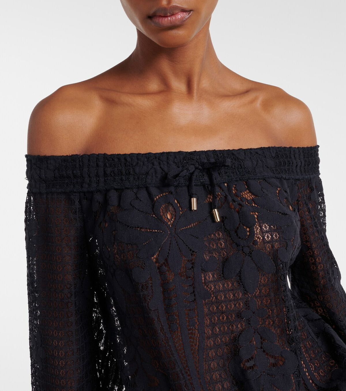 Melissa Odabash Tully crochet jumpsuit