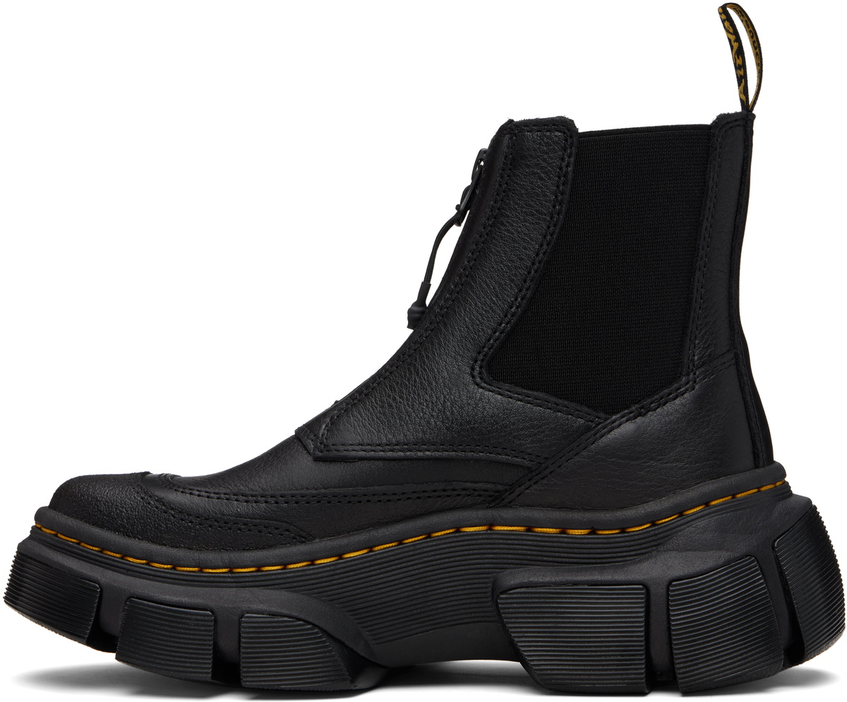 Dr. Martens Black DMXL Zip Leather Chelsea Boots