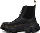 Dr. Martens Black DMXL Zip Leather Chelsea Boots