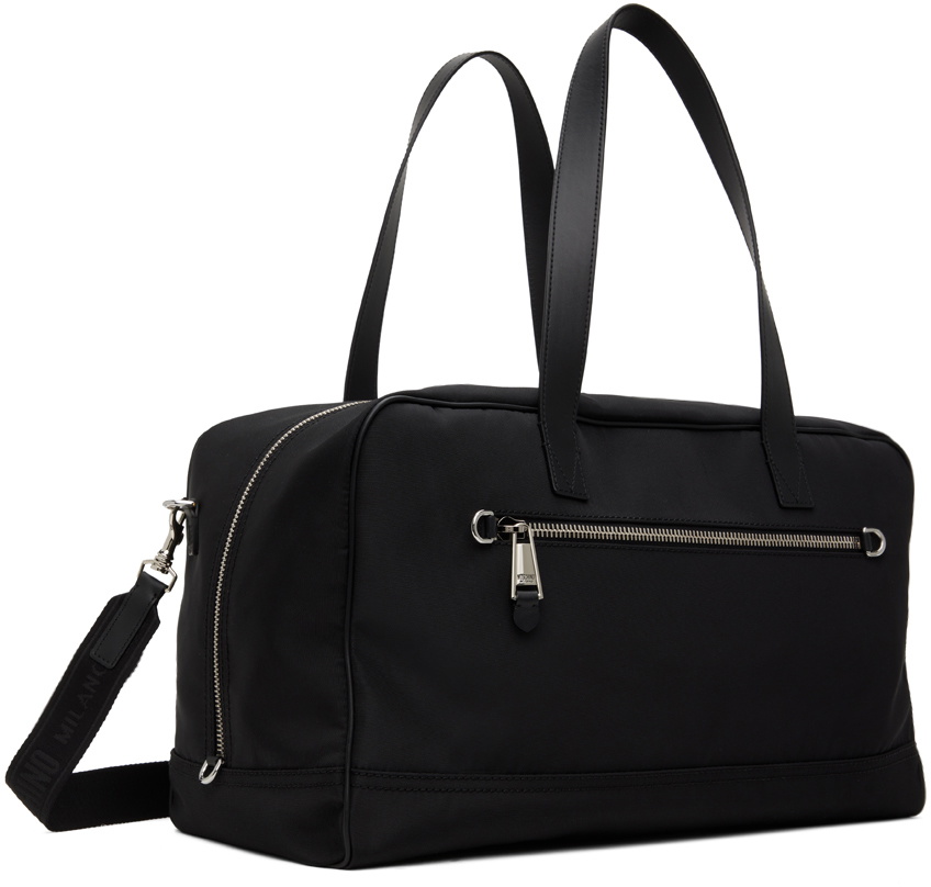 Moschino Black 'Moschino Couture' Nylon Travel Duffle Bag