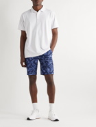 G/FORE - Icon Slim-Fit Printed Twill Shorts - Blue