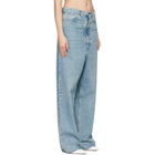 Maison Margiela Blue Wide-Leg Jeans