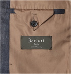 Berluti - Navy Wool, Linen and Silk-Blend Blazer - Men - Navy