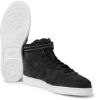 Nike - Vandal High Supreme QS Leather-Trimmed Suede High-Top Sneakers - Men - Black