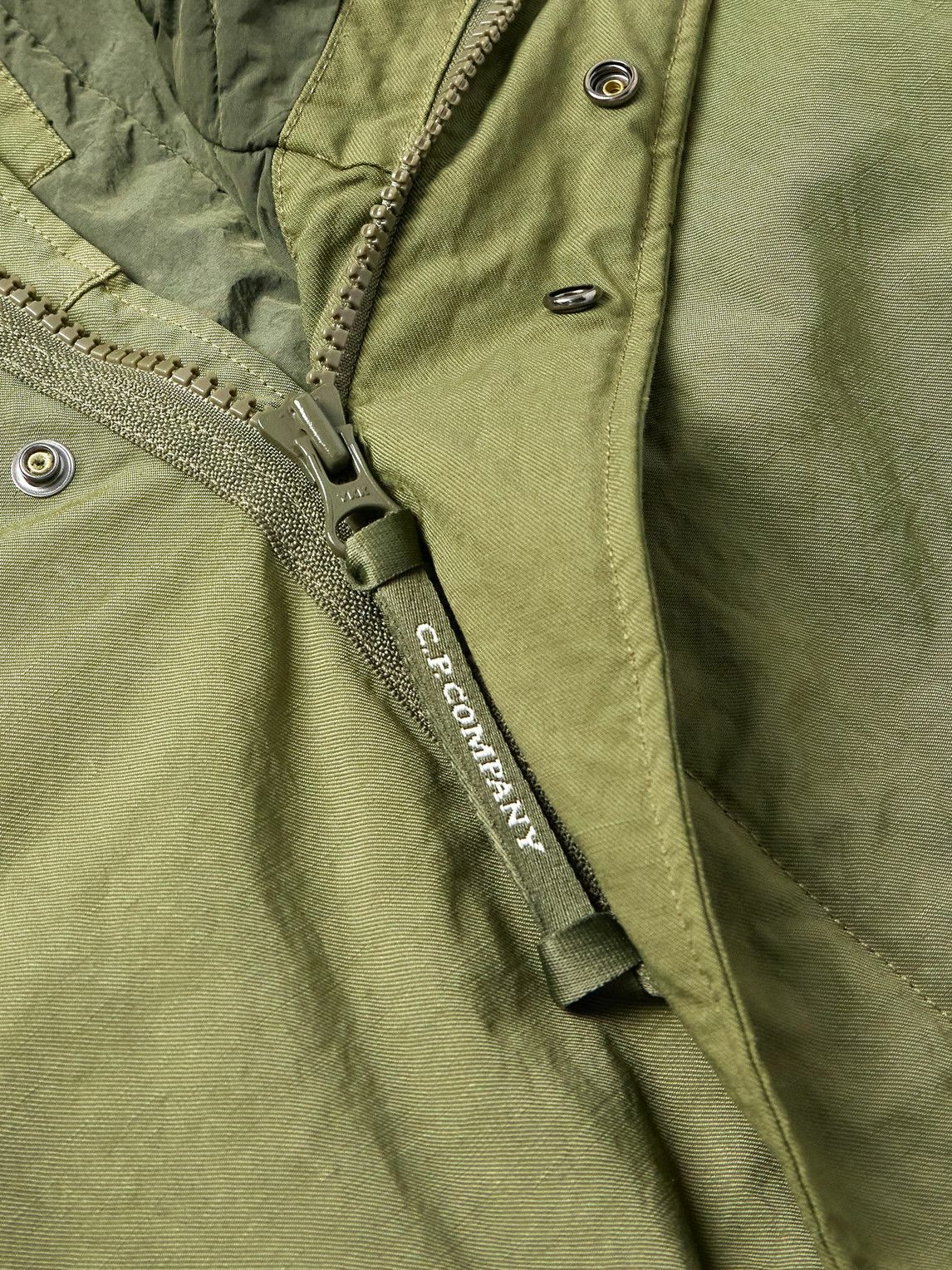 C.P. Company - Metropolis Logo-Appliquéd Padded Twill Hooded Parka