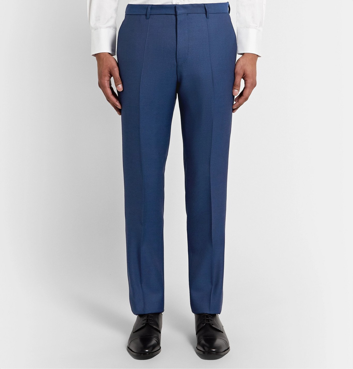 Hugo Boss - Novan/Ben Slim-Fit Virgin Wool Suit Trousers - Blue