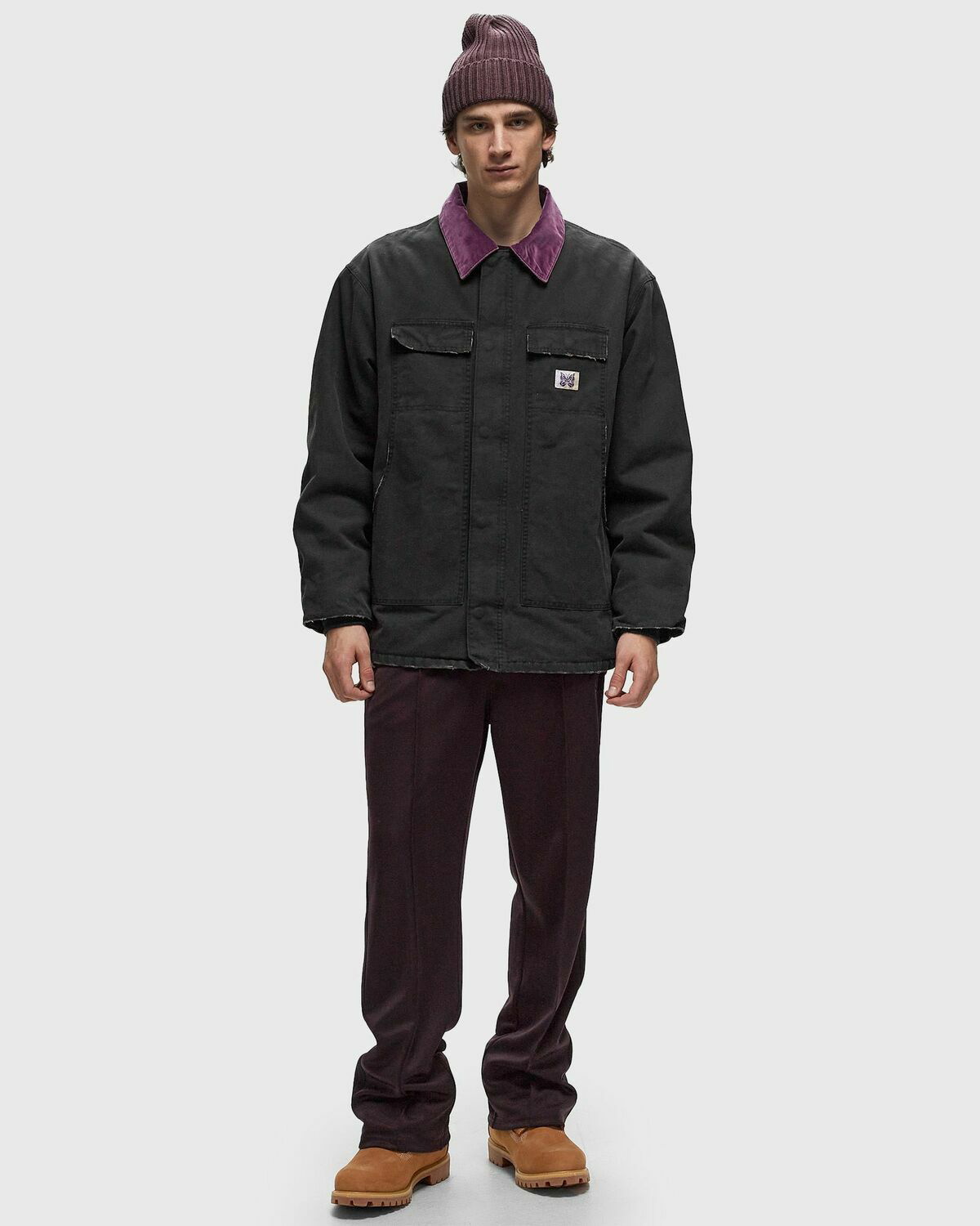 Needles Lumberjack Coat 11oz Cotton Oxford Black Denim