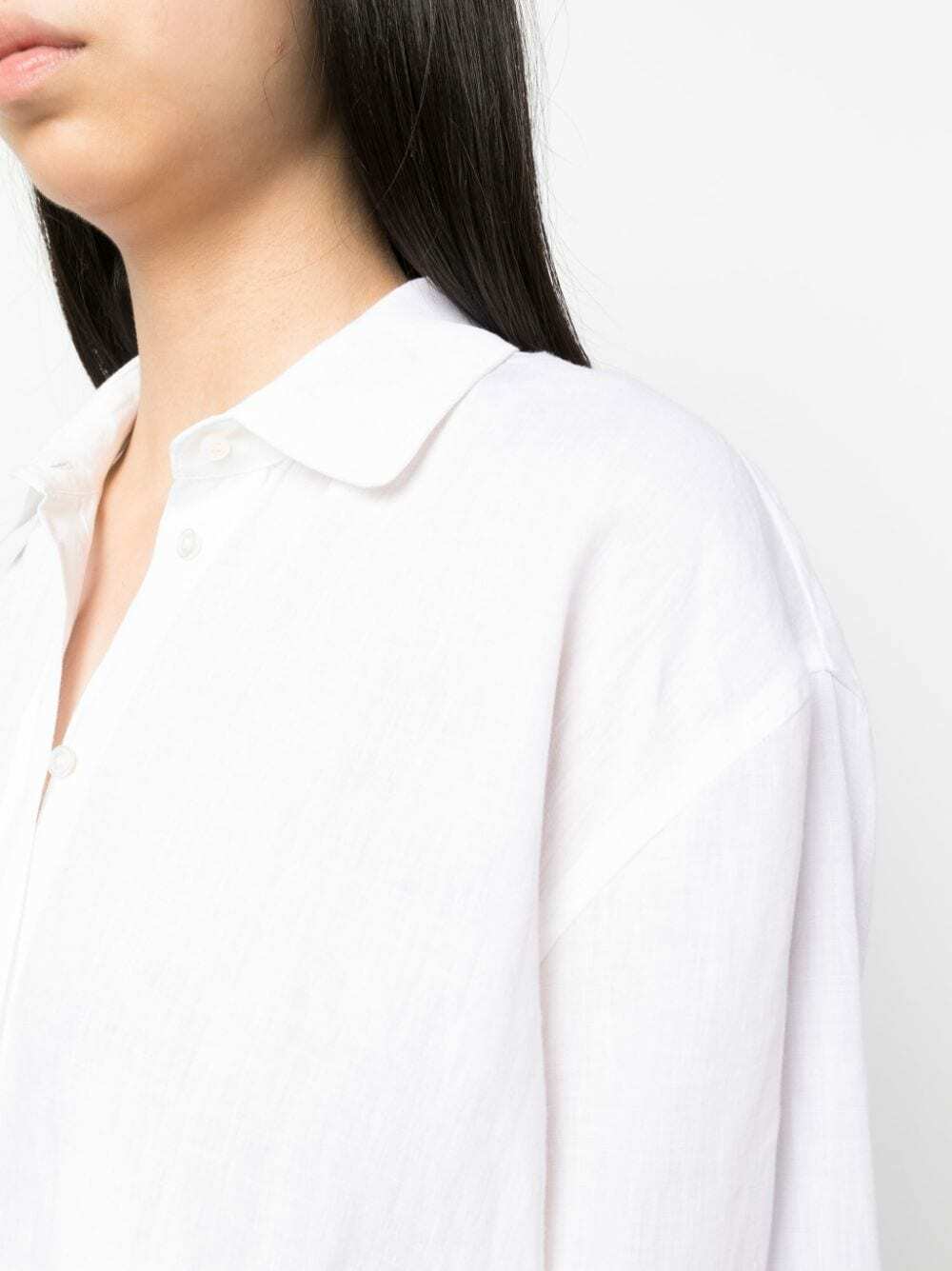 Max Mara Pure Black Linen Sweatshirt