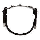 Alexander McQueen Black Snake and Horse Bracelet