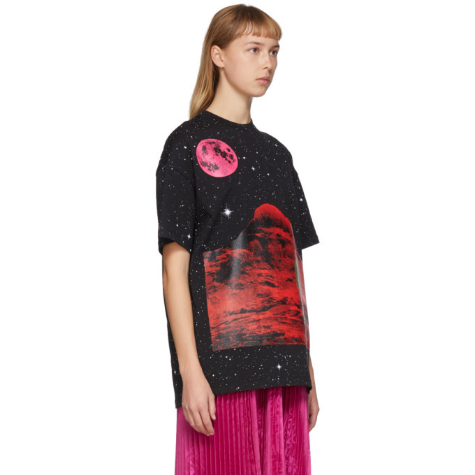 Christopher Kane Black Mountain Lady Star T-Shirt Christopher Kane