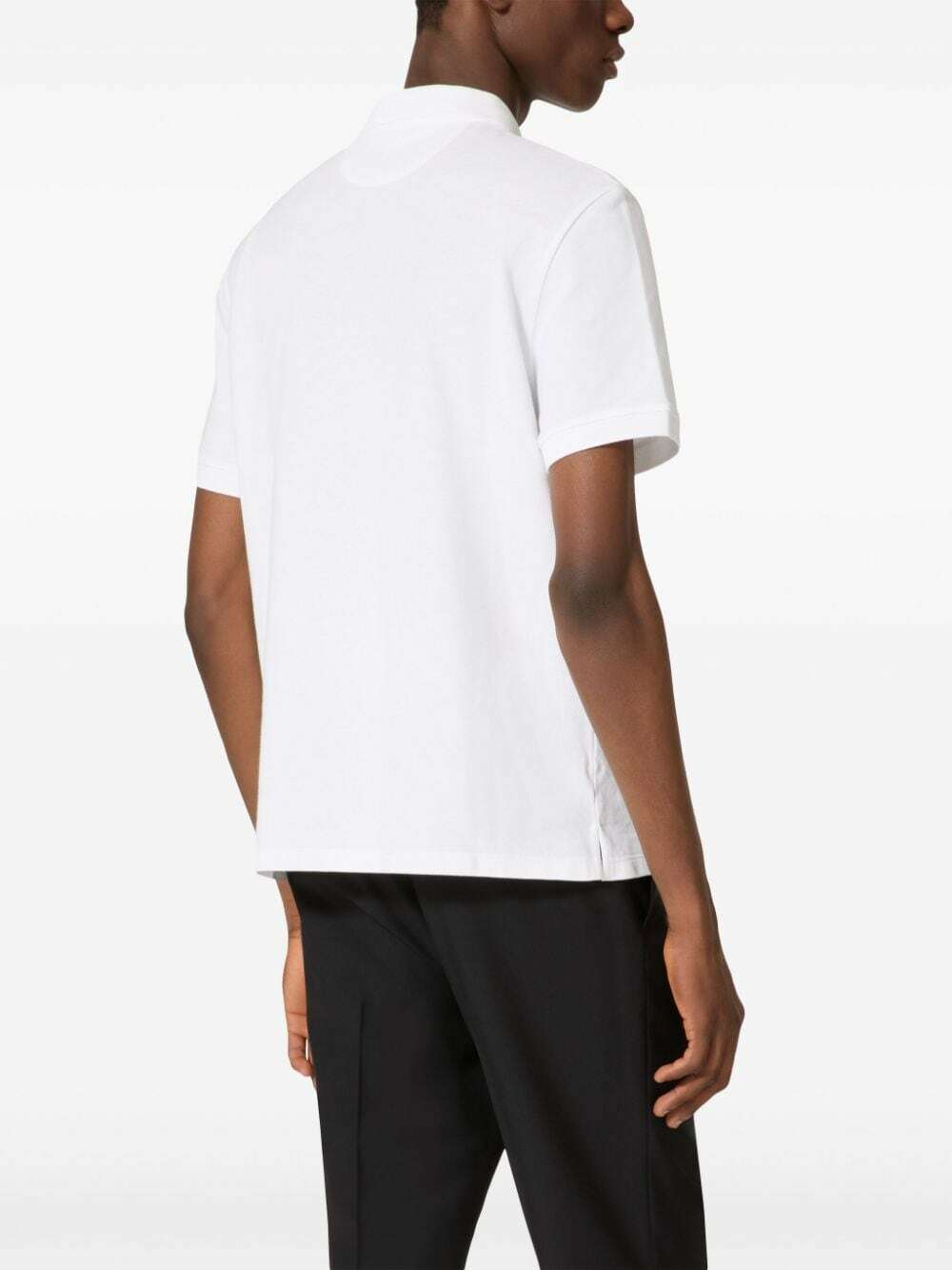 Tシャツ・カットソー VALENTINO Polo Valentino Garavani VLogo (V3MH01KB19 0NO) Valentino Vlogo Signature Cotton Polo Shirt - Men