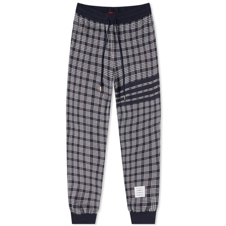 Photo: Thom Browne Check Engineered Stripe Sweat Pant