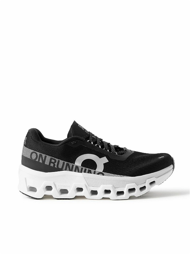 Photo: ON - Cloudmonster 2 Rubber-Trimmed Mesh Running Sneakers - Black