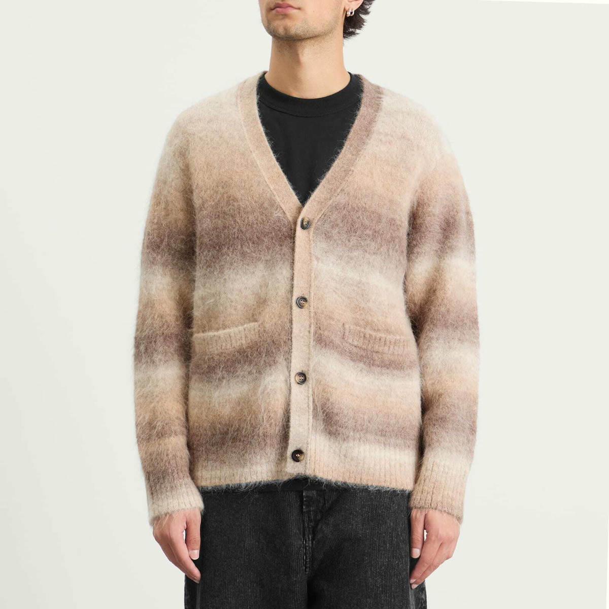 Corridor Men's Ombre Cardigan in Natural