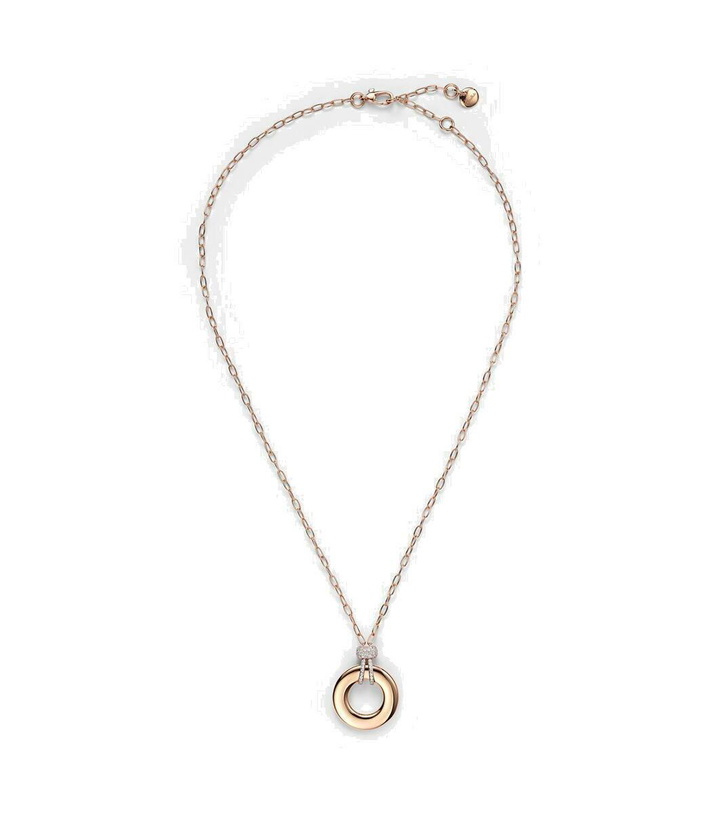 Photo: Pomellato Iconica 18kt rose gold pendant necklace with diamonds