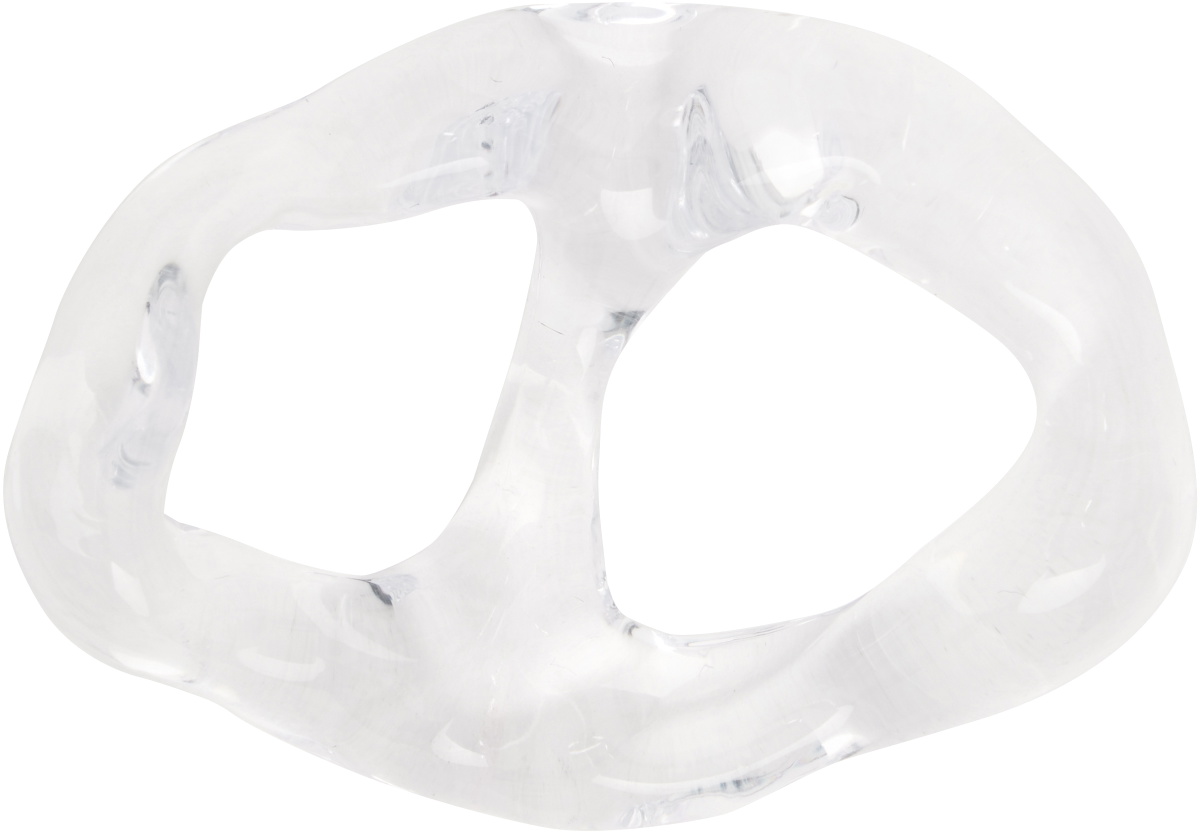 HOMME PLISSÉ ISSEY MIYAKE Transparent Crystalline Stole Buckle Tie Bar