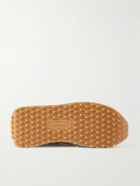 Golden Goose - Marathon Distressed Suede-Trimmed Printed Mesh Sneakers - Neutrals