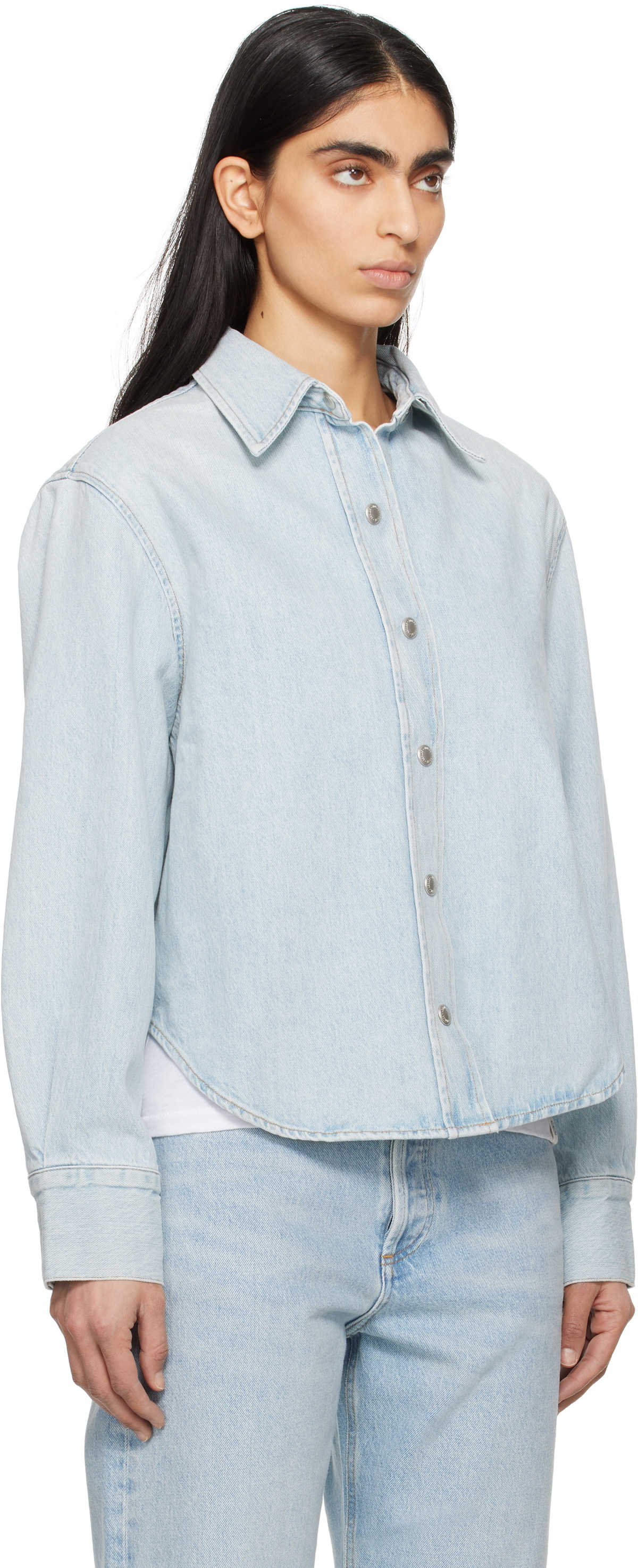 AGOLDE Blue Laurel Shirt