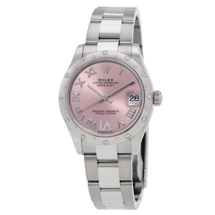 Photo: Rolex Datejust 31 Automatic Diamond Pink Dial Ladies Watch 278344PRDO