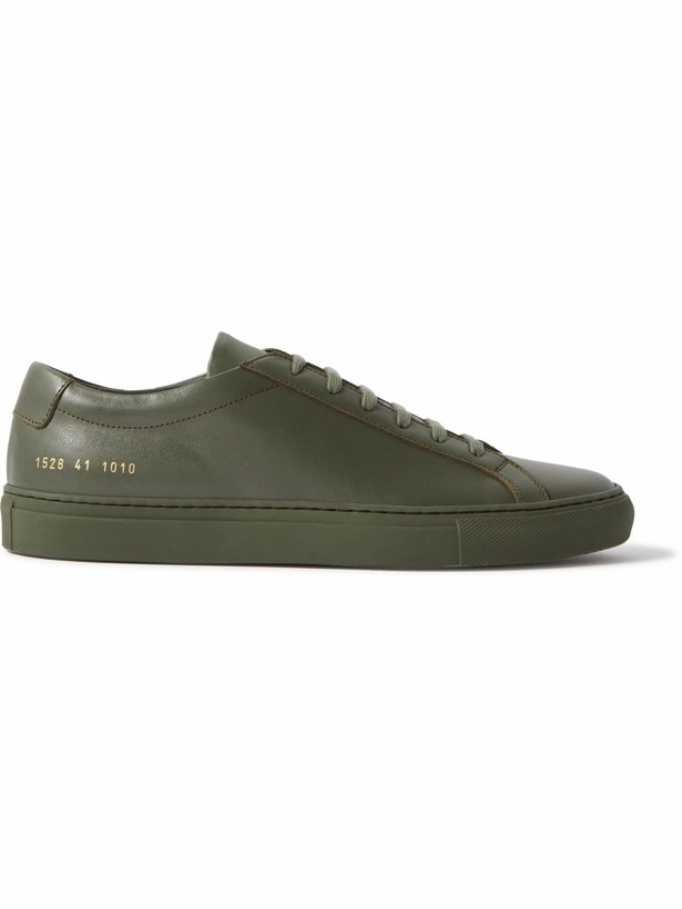 Photo: Common Projects - Original Achilles Leather Sneakers - Green