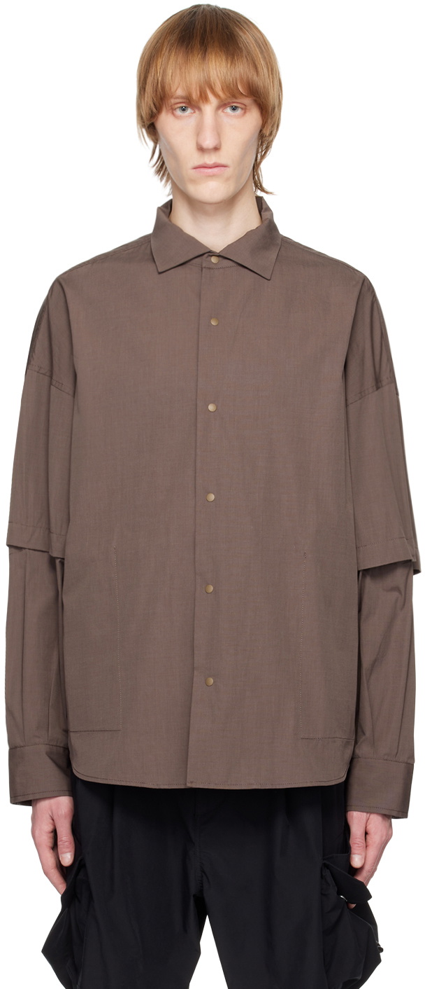 meanswhile Brown Trinity Shirt