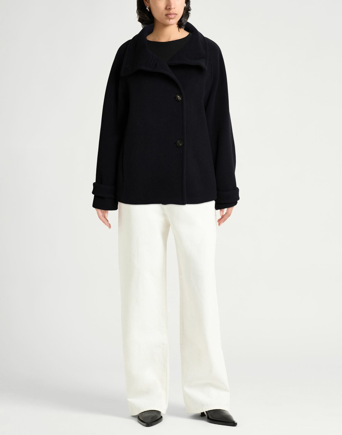 Peserico Womens Coat in Midnight blue