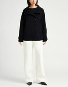 Peserico Womens Coat in Midnight blue